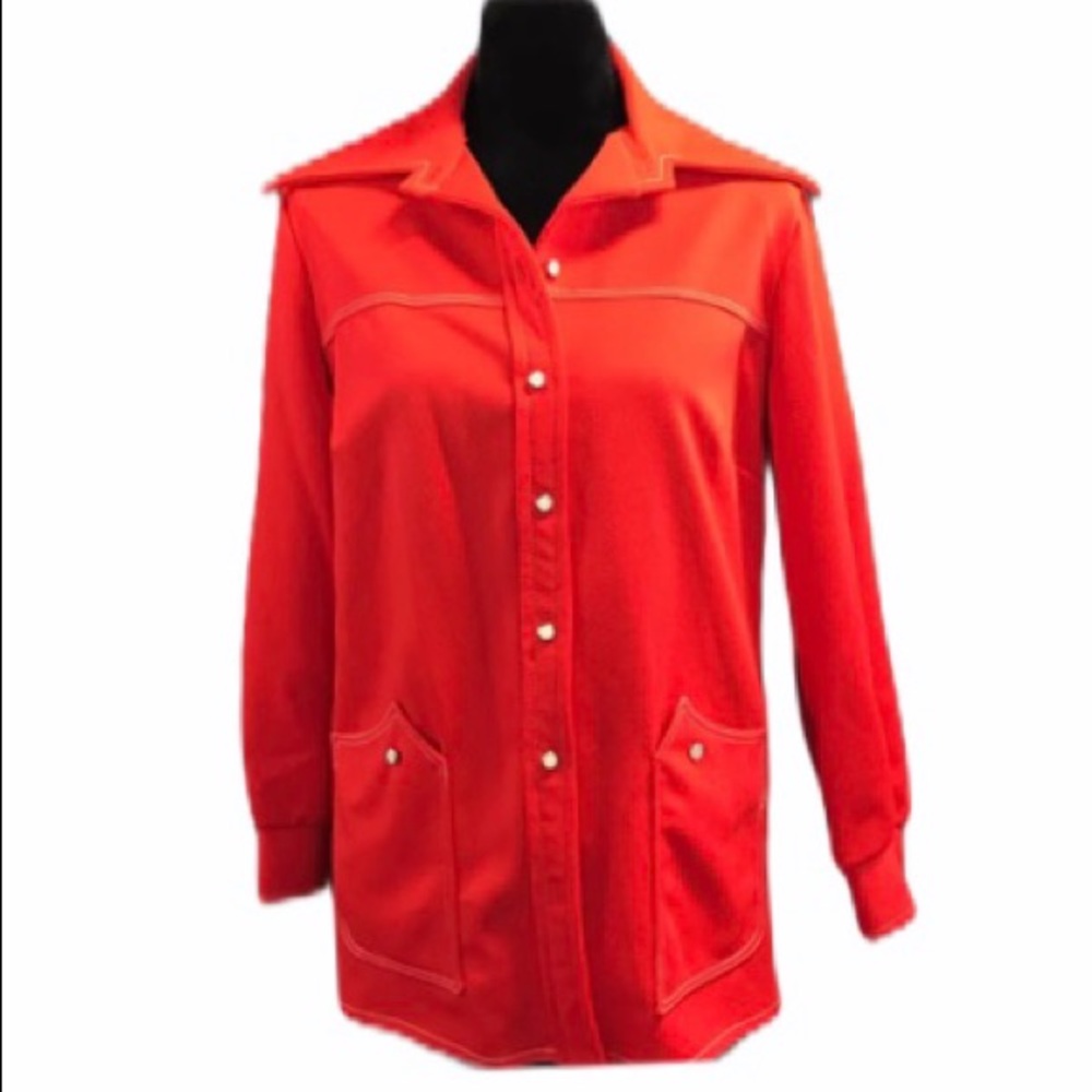 Linda Originals Women's Bright Orange M